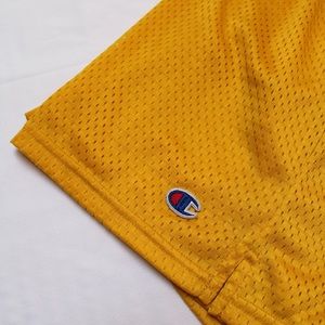 Yellow Champion Basketball Shorts